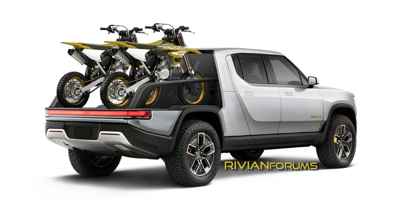 Illustration for article titled These Renders of Rivian's Modular Truck Make a Great Argument for Modularity